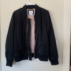 Old Navy black bomber jacket